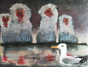 «Аффенбах» Масло+акрил на холсте, 141x109 см, 2018 г.