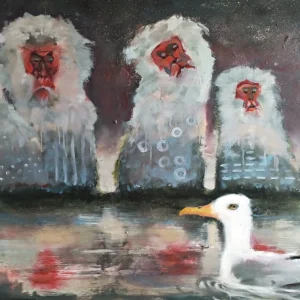 «Аффенбах» Масло+акрил на холсте, 141x109 см, 2018 г.