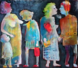 Картина Д. Калниньша – Поцелуи Млечного Пути