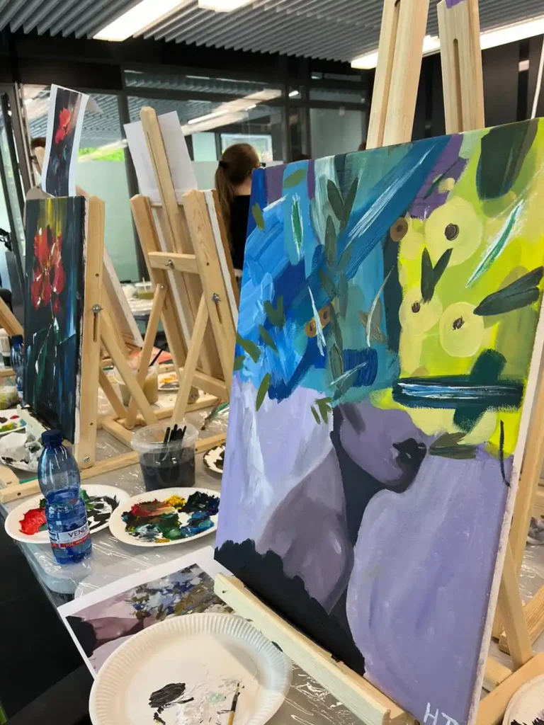 Мастер-класс по живописи для компаний