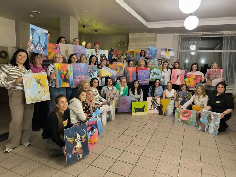 Мастер-класс по живописи для компаний