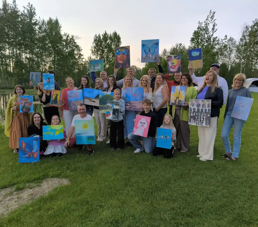 Мастер-класс по живописи для компаний