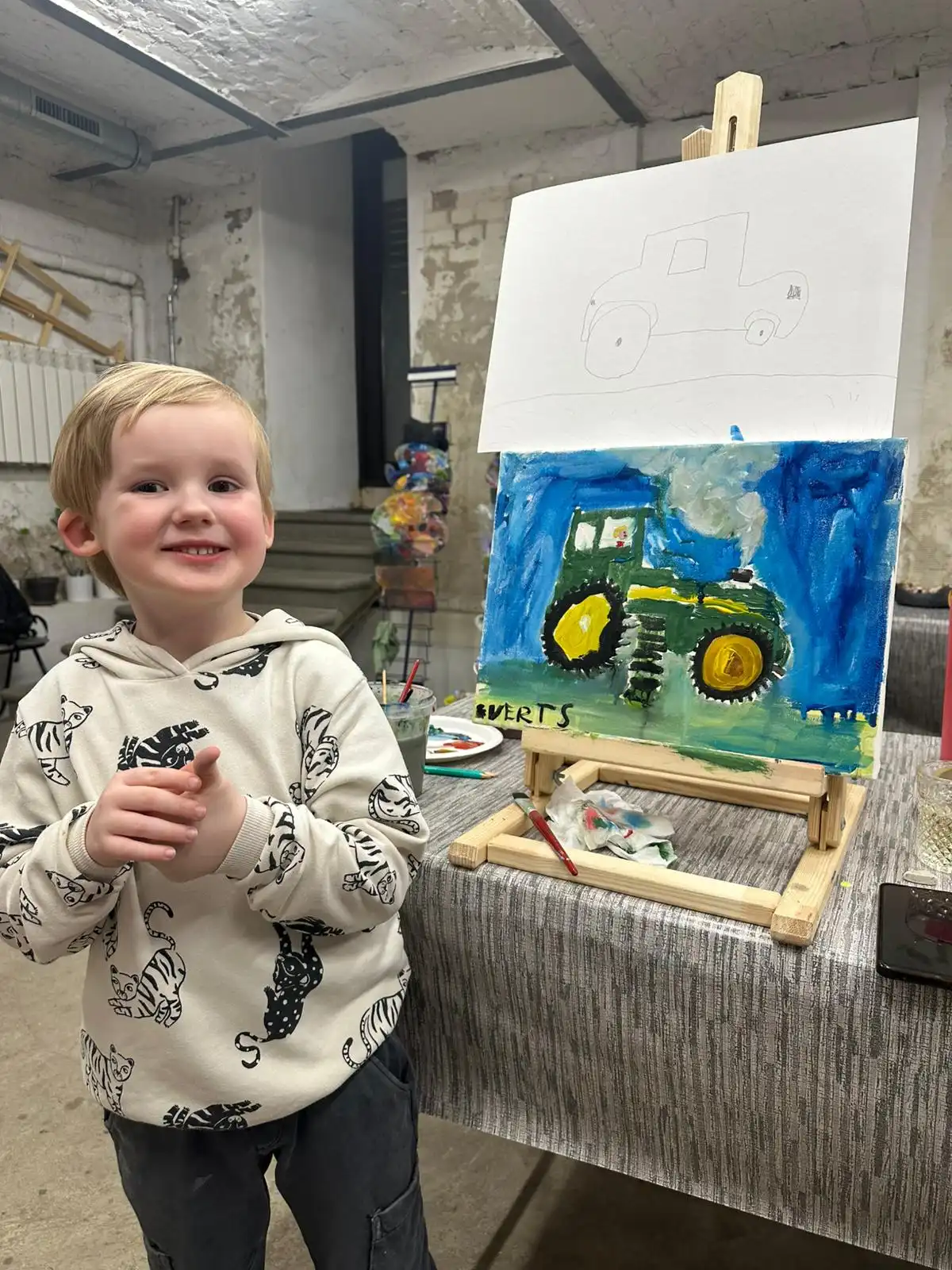 children's painting workshop