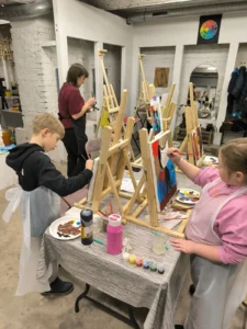 Мастер-класс по живописи для детей