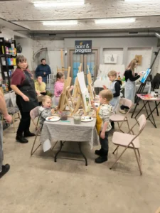 Bērnu gleznošanas meistarklase