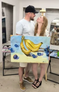 gleznošana randiņā