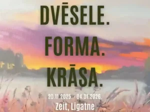 Über uns Ilvija Ausstellungsplakat