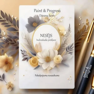 Dāvanu+Karte+Makets+Māksla+&+vīns+2+personai